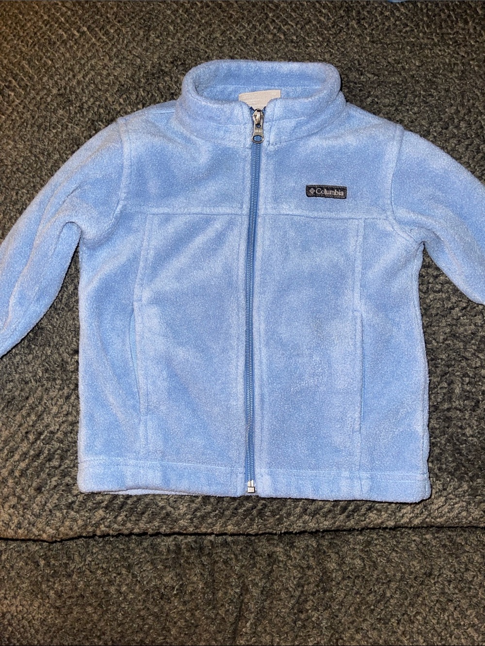 Columbia Baby Blue Full-Zip Fleece Jacket